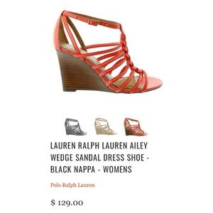 Ralph Lauren Wedge Sandals